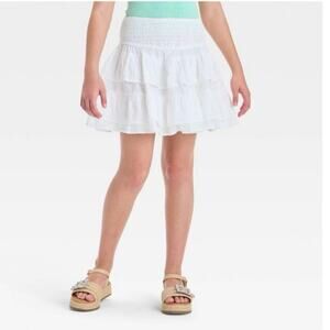 Art Class smocked eyelet skirt